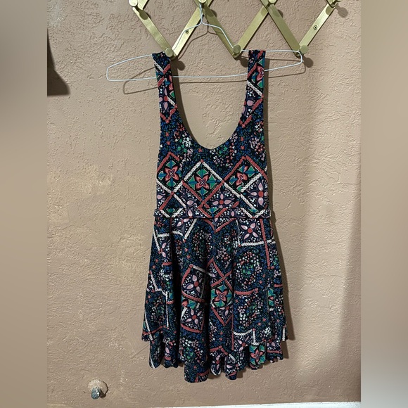 Colorful Geometric Pattern Dress - Picture 4 of 6